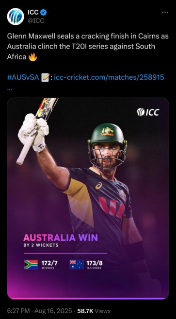 Glenn Maxwell T20 Heroics
