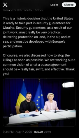 Ukraine Security Guarantees