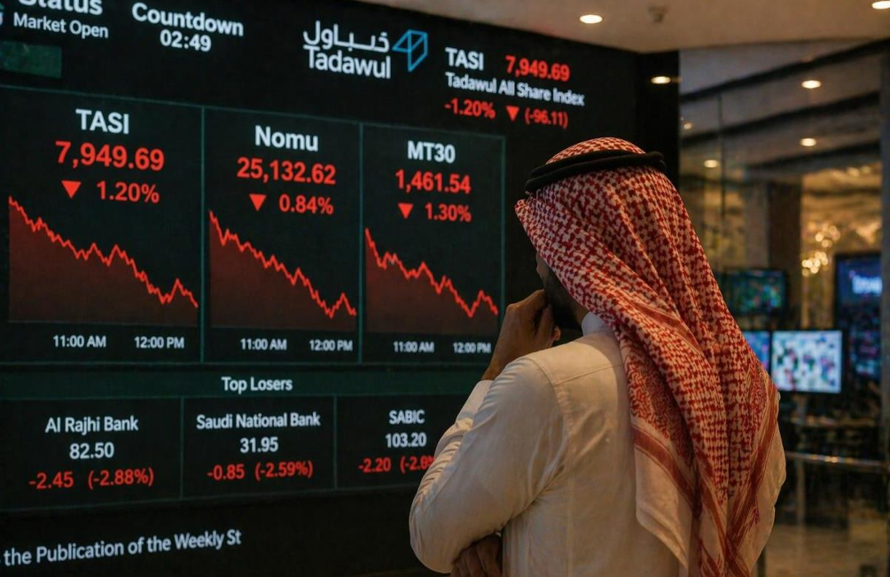Gulf Stock Market Decline