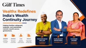 Vealthx founders Parashuram Hallur, Gurushant Hanchinal and Suhasini Anand