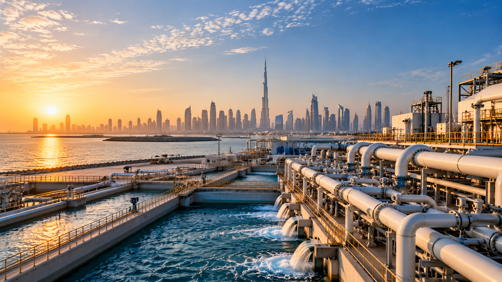 UAE water security and desalination facility supporting future water demand