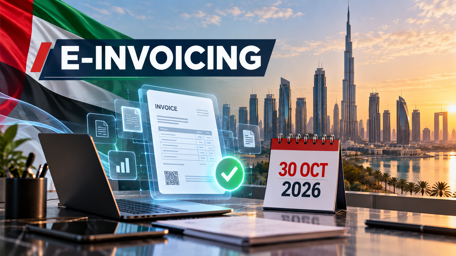 UAE e-invoicing deadline on October 30 2026 for businesses
